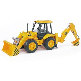 تصویر ماشین لودر اسباب بازی Bruder مدل 02428 Bruder Toys 02428 JCB 4CX Loader Backhoe