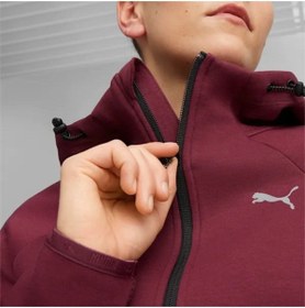 تصویر Puma لباس ورزشی زنانه EVOSTRIPE Full-Zip Hoodie RED 