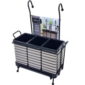 تصویر جا قاشقی سه قلو گیلبرت مدل 6108 طلایی 