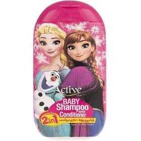 تصویر شامپو بچه اکتیو طرح Frozen حجم 280ml Active Baby Shampoo Model Frozen 280ml