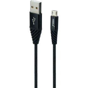 تصویر کابل میکرو یو اس بی فست شارژ Hiska LX-200 4A 2m HISKA LX-200 4A 2M MICROUSB CABLE