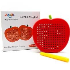 تصویر بازی برد مگنتی طرح سیب 