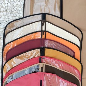 تصویر کاور لباس سایز نود سانتی یک عددی رنگبندی متنوع 