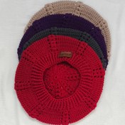 تصویر کلاه بافتنی فرانسوی crochet hat