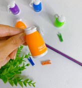 تصویر تراش فانتزی فلاسک - نارنجی 