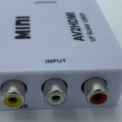 تصویر مبدل مینی مدل AV به HDMI Mini AV To HDMI Converter