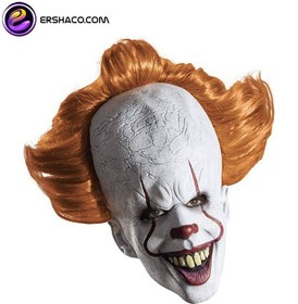 تصویر ماسک و صورتک روبیز پنی وایز آن (ایت) Rubie's mens Pennywise IT movie Costume Mask 