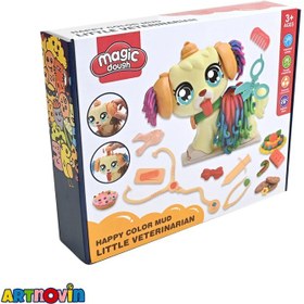 تصویر ست خمیر بازی طرح سگ آیتم 8658 