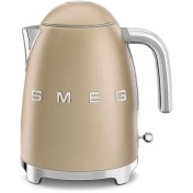 تصویر کتری برقی اسمگ مدل KLF03 رنگ شامپاینی Smeg Electric Kettle KLF03CHM