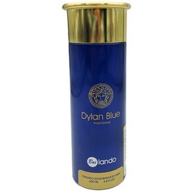 تصویر اسپری بدن خوشبو کننده دیلن بلو مردانه بایلندو حجم 200 میل اورجینال Dylan Blue body spray Freshener Men Bailando 200 ML