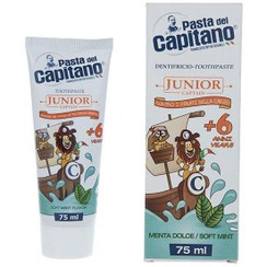 تصویر خمیر دندان کودکان بالای 3 سال پاستا دل کاپیتانو 75 میلی لیتر Pasta Del Capitano Toothpast Baby Captain +3 Years