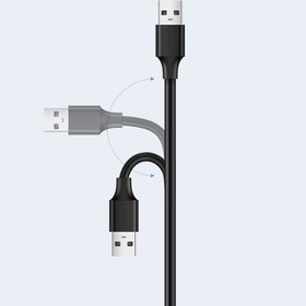 تصویر کابل افزایش طول USB 2.0 یوگرین مدل US103 10318 طول 5 متر Cable Extension USB 2.0 Ugreen US103 10318 5m