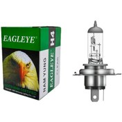تصویر لامپ چراغ جلو H4 عقاب کره ای اصلی 