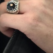 تصویر انگشتر نقره مردانه 