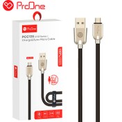 تصویر کابل تبدیل USB به MicroUSB پرووان مدل PCC135M-C02 طول 1 متر ProOne PCC135M-C02 USB To MicroUSB 1M