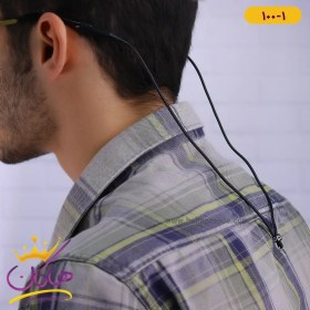 تصویر بند عینک سیلیکونی مشکی کد ۱-۱۰۰ 