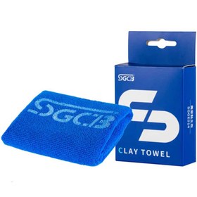 تصویر حوله با روکش کلی اس جی سی بی Sgcb clay towel 330*300MM 