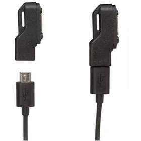 تصویر تبدیل MicroUSB به شارژر مغناطیسی سونی مدل Sony magnetic charger 