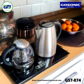 تصویر چای ساز استیل گوسونیک مدل GST_874 ا Gosonic GST_874 Tea Maker 