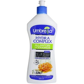 تصویر ژل کرم آبرسان آمبرلا پمپی مدل عسل حجم 600 میلی لیتر Umbrella Hydra Complex Honey Gel Cream 600ml