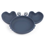 تصویر ظرف سیلیکونی کودک طرح خرچنگ Crab design silicone baby dish