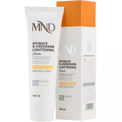 تصویر کرم روشن کننده زیر بغل و کشاله ران MND حجم ۱۰۰ میلی لیتر با عطر عسل 