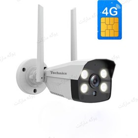 تصویر دوربین مداربسته سیم کارتی 2 مگا پیکسل تکنیکس مدل wifi 4G 2600 