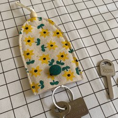 تصویر کیف جاسوییچی طرح آفتابگردون 