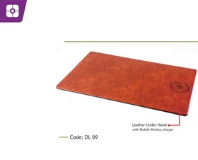 تصویر زیردستی چرمی-شارژر وایرلس 