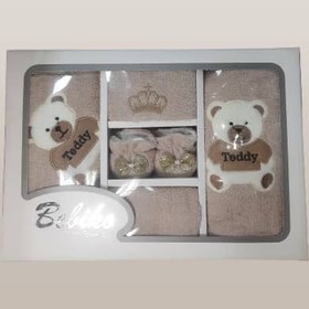 تصویر سرویس حوله 5تیکه جعبه ای 