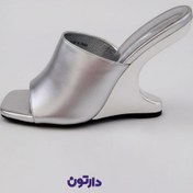 تصویر صندل زنانه پاشنه بلند مجلسی برند pretty little thing کد 6645 