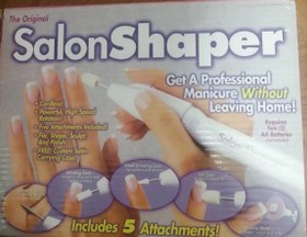 تصویر سوهان ناخن باطری خور salonshaper دارای 5 سری 