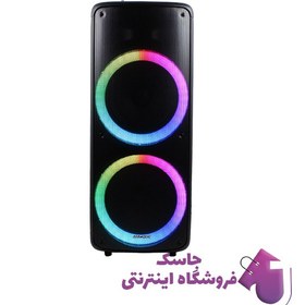 تصویر اسپیکر چمدانی بلوتوثی رم و فلش خور Macher MR-2300 + میکروفون و ریموت کنترل Macher MR-2300 Wireless Speaker