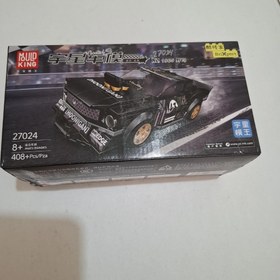 تصویر لگو ماشین فورد موستانگ ۴۰۸ تکه kingmould با جعبه کلکسیونی King mould 408 pcs Ford mustang