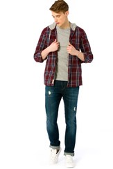 تصویر شلوار جین مردانه السی وایکیکی اورجینال مردانه سبز LC Waikiki 8S2972Z8 