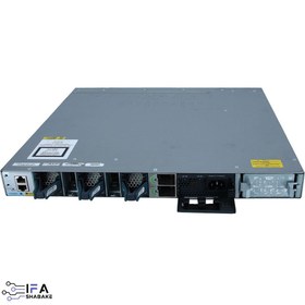 تصویر سوئیچ سیسکو مدل WS-C3850-24T-S استوک Cisco WS-C3850-24T-S 24Port Switch Stock