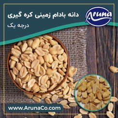 تصویر دانه بادام زمینی کره گیری درجه یک 