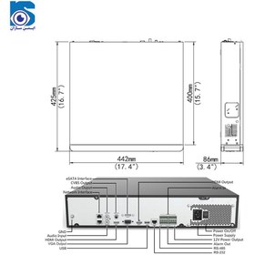 تصویر NVR 64 UNVکانال مدل NVR308-64E-B NVR 64 کانال مدل NVR308-64 UNV