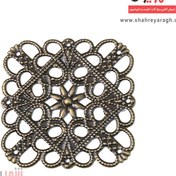 تصویر توری آنتیک تزیینی لوزی طرحدار کوچک زیتونی توری آنتیک تزیینی لوزی طرحدار کوچک زیتونی