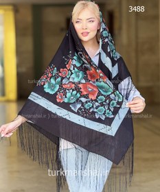 تصویر روسری سنتی نخ ترک 