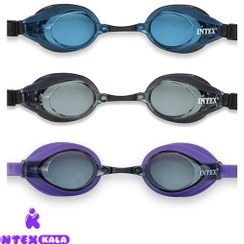 تصویر عینک شنا اسپرت مسابقه ای بنفش intex 55691