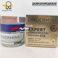 تصویر کرم باسازی کننده دیادرمین مخصوص شب diadermine 