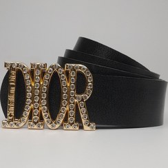 تصویر کمربند زنانه دیور طلائی 