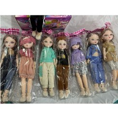 تصویر عروسک باربی کامل مفصلی و گوشتی 