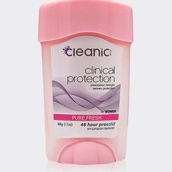 تصویر استیک ضد تعریق زنانه کلینیک کیندی Cleanic Kindii Anti perspirant Deodorant Pure Fresh 48g 