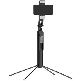 تصویر سه پایه منوپاد دوربین و موبایل 360 درجه پرودو مدل Media Pod Porodo PD-SLSEDTR Selfie Stick