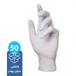 تصویر دستکش لاتکس سایز متوسط اپی پرفکت 50 عددی Op-Perfect Latex Glove 50 Pcs Size M