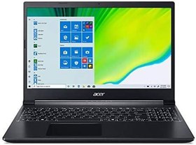 تصویر لپ تاپ ایسر Aspire 7، صفحه نمایش 15.6 اینچی Full HD IPS، نسل نهم اینتل Core i5-9300H، NVIDIA GeForce GTX 1650، 8 گیگابایت DDR4، 512 گیگابایت NVMe SSD، صفحه کلید با نور پس زمینه، Windows 10 Home، A715-75G-544V 