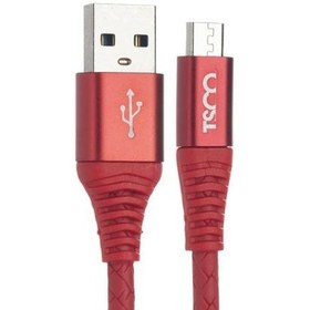 تصویر کابل تبدیل USB به microUSB تسکو مدل TC 50 طول 0.9 متر ا TSCO TC 50 USB To microUSB Cable 0.9m TSCO TC 50 USB To microUSB Cable 0.9m
