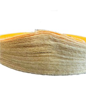 تصویر کرکی پرداخت زرد ترک Yellow Cotton Polishing Jewelry Buffing Wheel